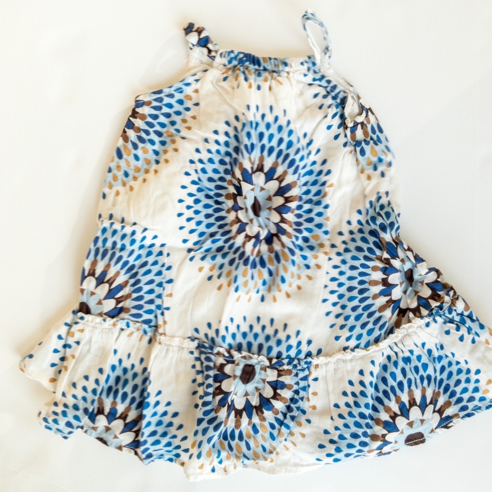 GAP 12-18 months Blue patterned Dress